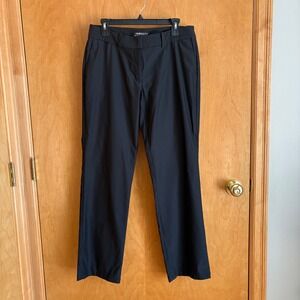 Nike Golf Pants Women 10 Black Dri-FIT Straight Leg Trousers 725732-010